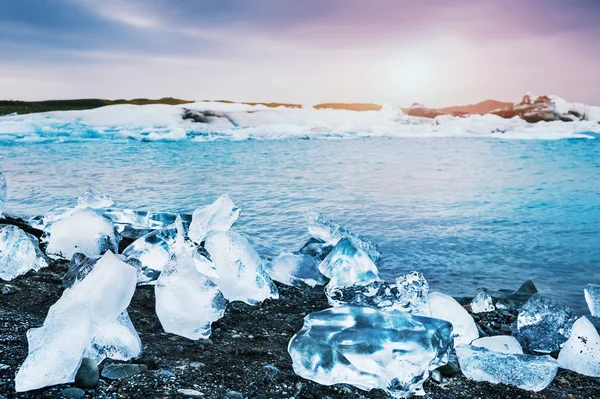 Jokulsarlon glaciärlagun, Island — Stockfoto