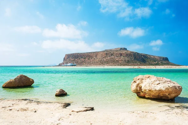 Балос лагун на острові Крит, Греція — стокове фото
