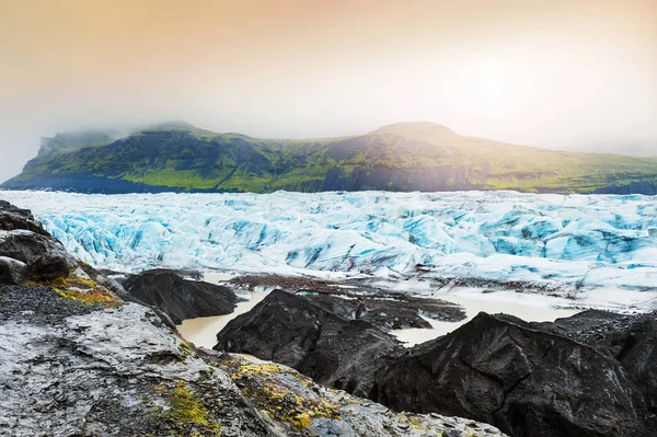 Geleira Vatnajokull, sul da Islândia . — Fotografia de Stock