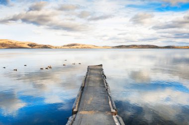 Güzel sonbahar manzarası