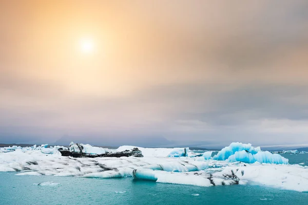 Lagune glaciaire de Jokulsarlon, Islande — Photo