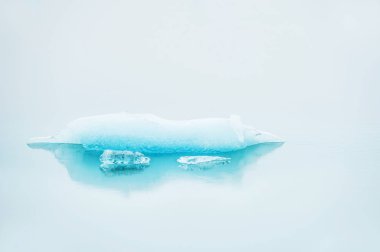 Jokulsarlon buzul lagün, South Iceland mavi buzdağı