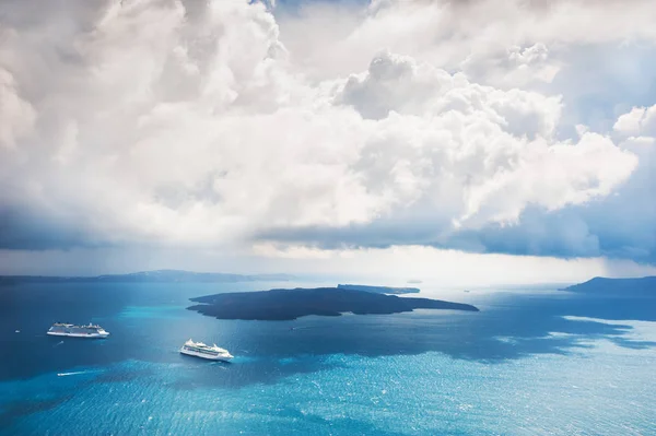 Stormiga moln över havet. — Stockfoto