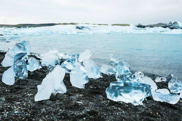 Jokulsarlon 冰川湖，南冰岛 — 图库照片