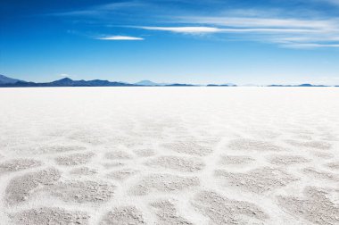Tuz düz Salar de Uyuni, Altiplano, Bolivya