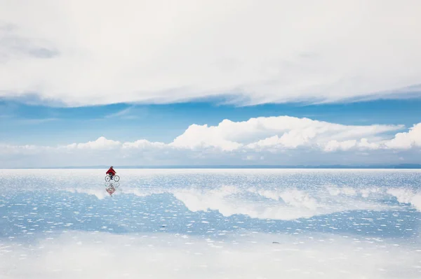 Tuz düz Salar de Uyuni, Altiplano, Bolivya