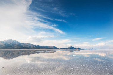 Tuz düz Salar de Uyuni, Altiplano, Bolivya