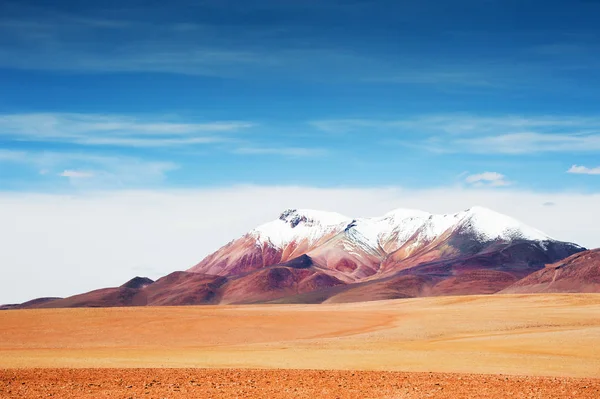 Wüste und Berge auf dem Hochplateau Altiplano, Bolivien — Stockfoto