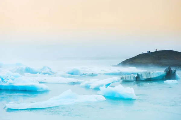 Йокулсарлонська льодовикова лагуна (Ісландія) — стокове фото
