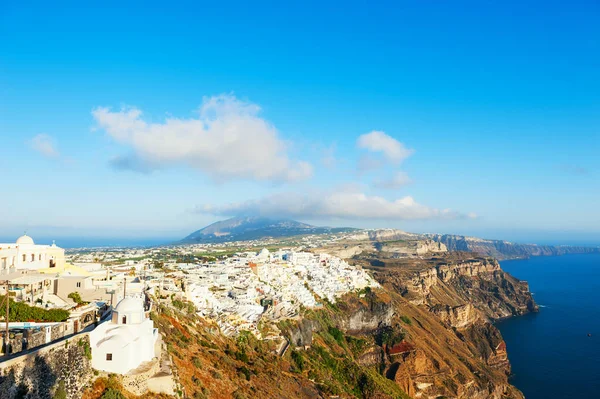 ギリシャ、サントリーニ島のパノラマ ビュー — ストック写真