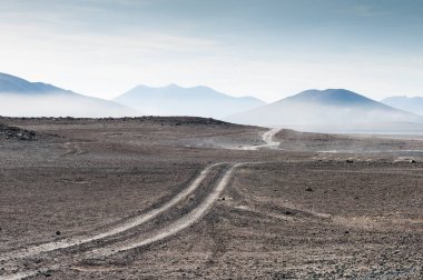 Yaylada Altiplano, Bolivya manzara çöl
