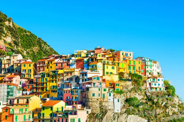 Ciudad de Manarola, Parque Nacional Cinque Terre, Italia — Foto de Stock