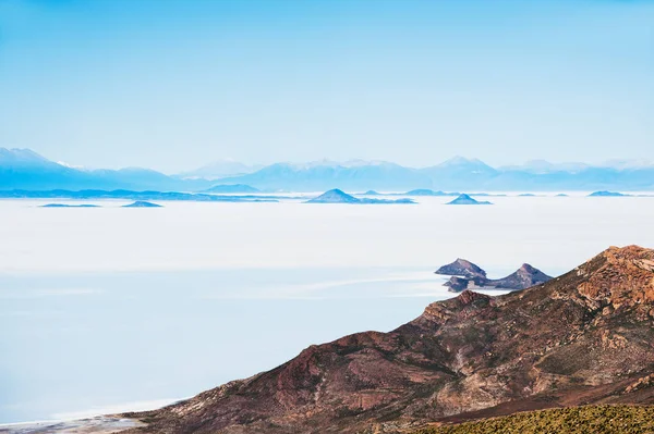 소금 플랫 Salar는 드 Uyuni, 볼리비아 — 스톡 사진