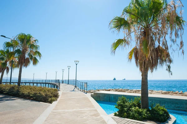 Limassol, Kıbrıs için sahil ve Deniz Manzaralı