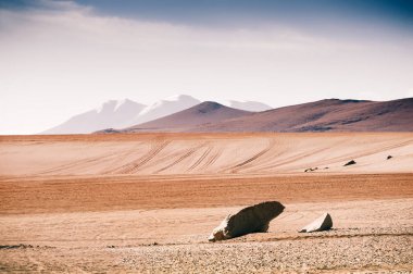 Çöl peyzaj Altiplano, Bolivya