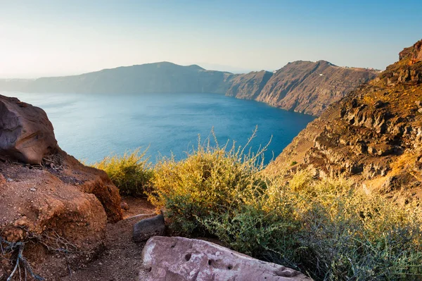 Vista panorámica de la isla de Santorini, Grecia . —  Fotos de Stock