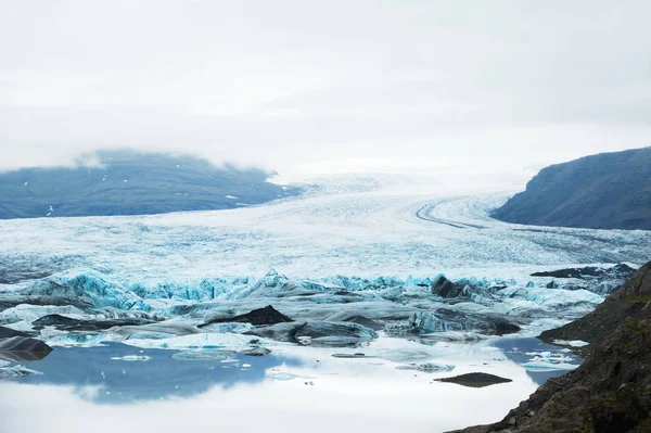 Vatnajokull Buzulu, İzlanda. — Stok fotoğraf