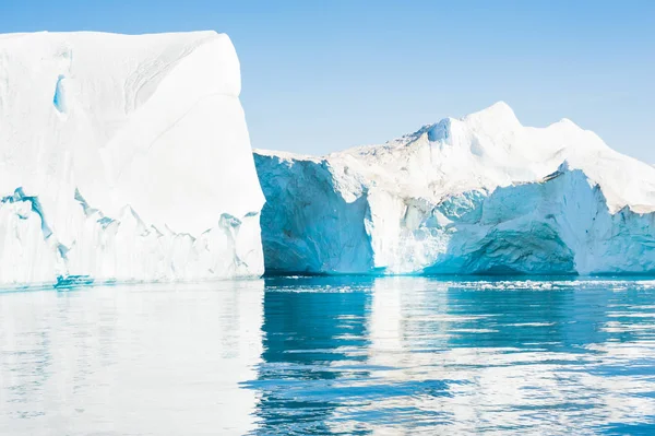 Icebergs na Groenlândia — Fotografia de Stock