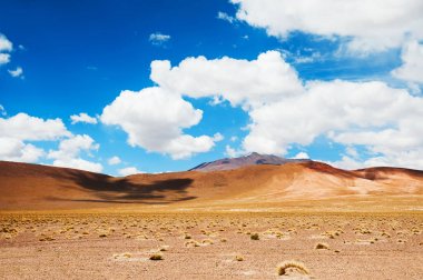 Çöl manzara Altiplano, Bolivya