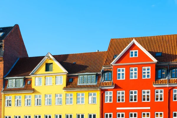 Kopenhag, Danimarka renkli evleri