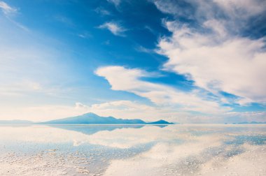 Tuz düz Salar de Uyuni, Altiplano, Bolivya