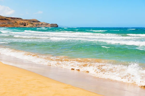 Vacker strand på Kreta, Grekland. — Stockfoto