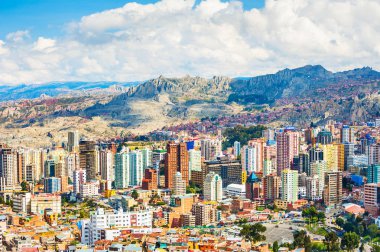 Panoramik kenti La Paz, Bolivya