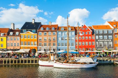 Nyhavn pier Kopenhag, Danimarka