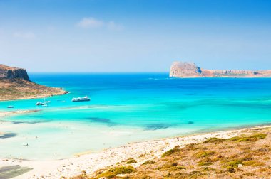 Balos plaj Crete Island, Yunanistan
