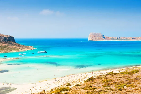 Балос пляж на острові Крит, Греція — стокове фото