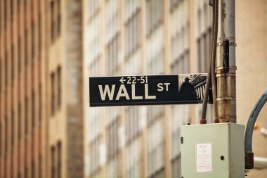 New York 'ta Wall Street tabelası