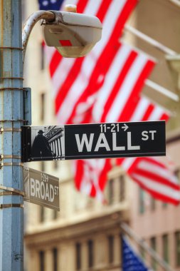 New York 'ta Wall Street tabelası