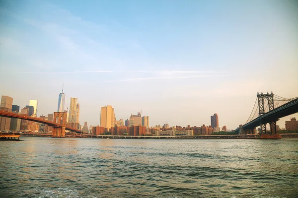 Paisaje urbano del Bajo Manhattan — Foto de Stock