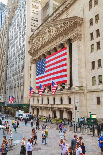 Palazzo della Borsa di New York a New York — Foto Stock