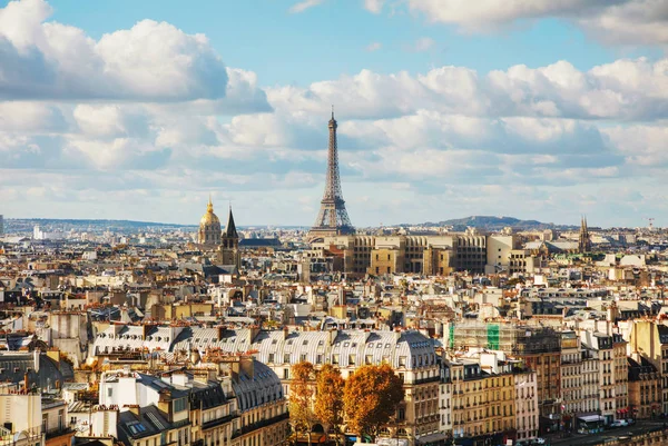 Overzicht van de luchtfoto van Parijs — Stockfoto