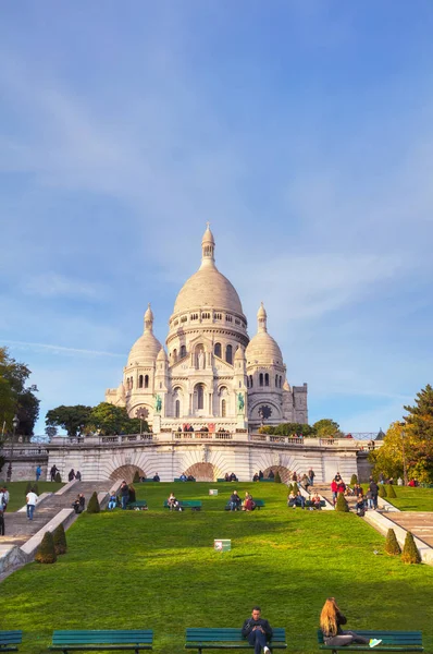 Basilica del Sacro Cuore di Parigi (Sacre Coeur ) — Foto Stock