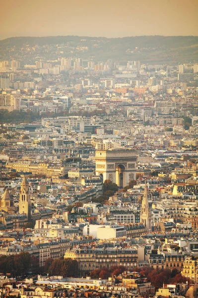 ARC de Triomphe Етуаль, всього в Парижі — стокове фото