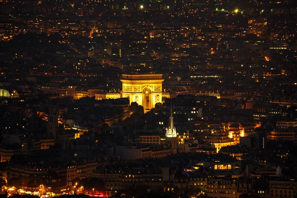 Arco di Trionfo de l'Etoile a Parigi — Foto Stock