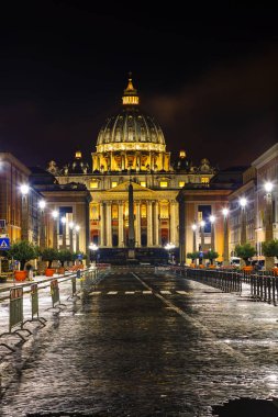 Papa'nın St. Peter Bazilikası Vatikan Şehir