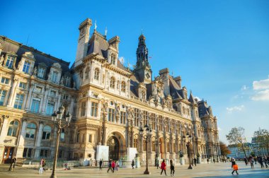Belediye Binası (Hotel de Ville) Paris'te bina