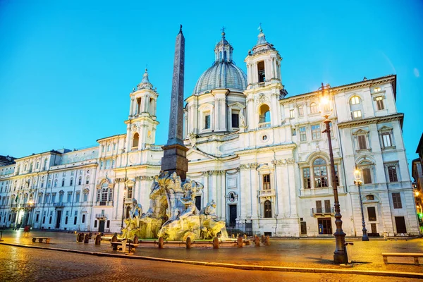 Piazza Navona in Rome, Italy — Stock Photo, Image