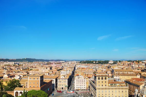 Roma piazza Venezia ile havadan görünümü