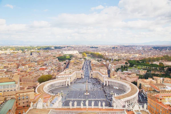 Panorâmica aérea de Roma — Fotografia de Stock