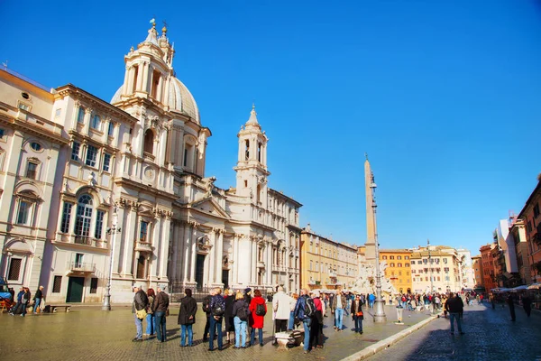 意大利罗马的肚脐广场 — 图库照片