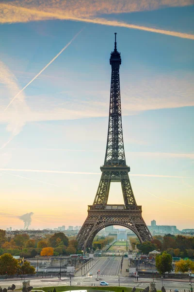 Cityscape de Paris com Torre Eiffel — Fotografia de Stock