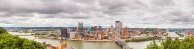 Pittsburgh 'un panoramik hava manzarası