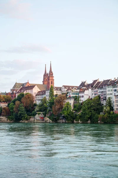 Paesaggio urbano di Basilea in Svizzera — Foto Stock