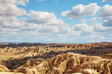 Scenic view badlands Ulusal Parkı, Güney dakota, ABD