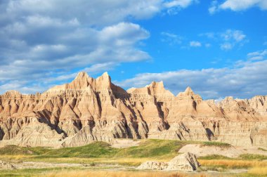 Scenic view badlands Ulusal Parkı, Güney dakota, ABD