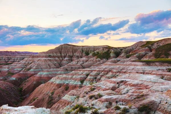 Vacker utsikt i badlands national park, south dakota, usa — Stockfoto